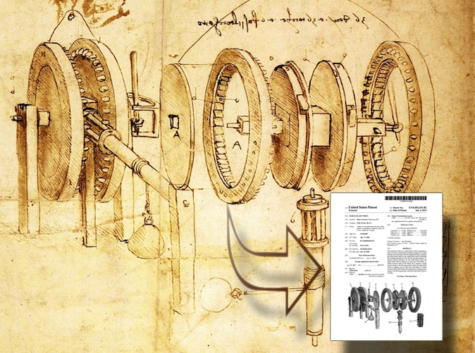 Leonardo da Vinci patent